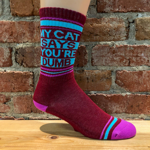 My Cat Says You're Dumb Socks