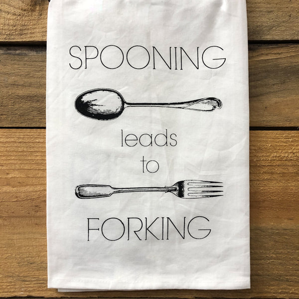 Spooning Leads To Forking Towel