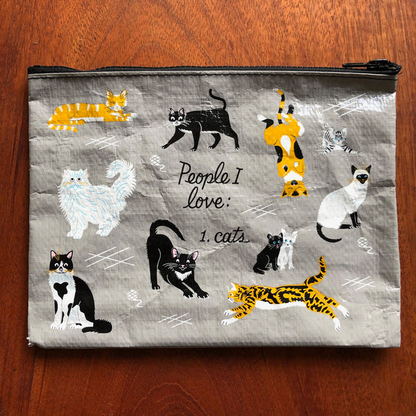 People I Love: Cats Zipper Pouch