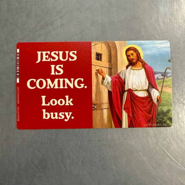 Jesus Is Coming Sticker