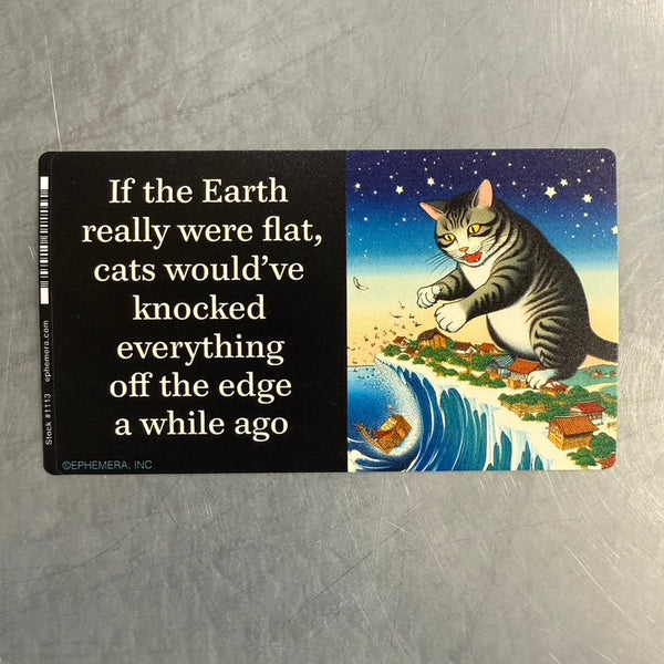If The Earth Were Really Flat Sticker