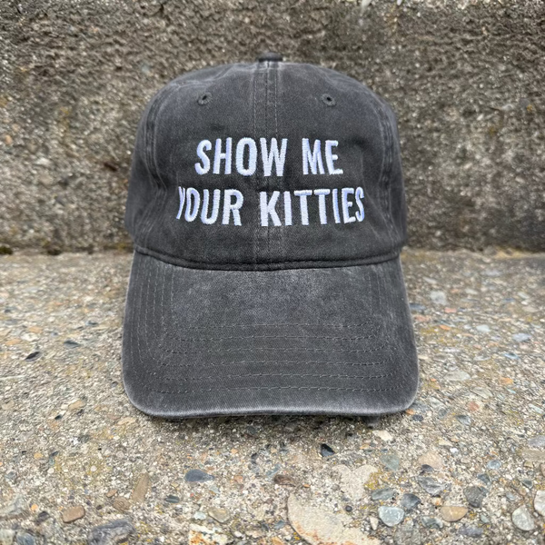Show Me Your Kitties Dad Hat