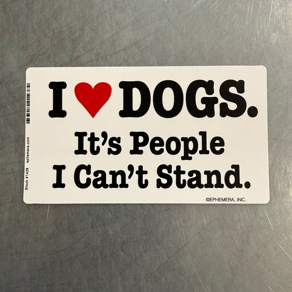 Dogs People Sticker