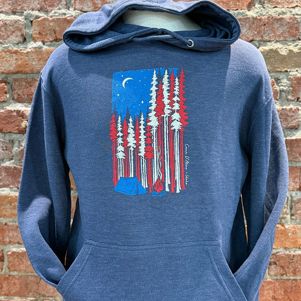 Unisex American Camping CDA ID French Terry Hoodie