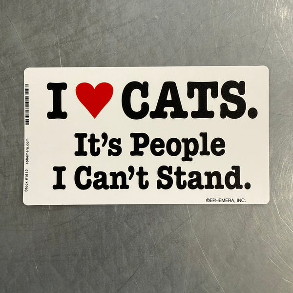Cats People Sticker