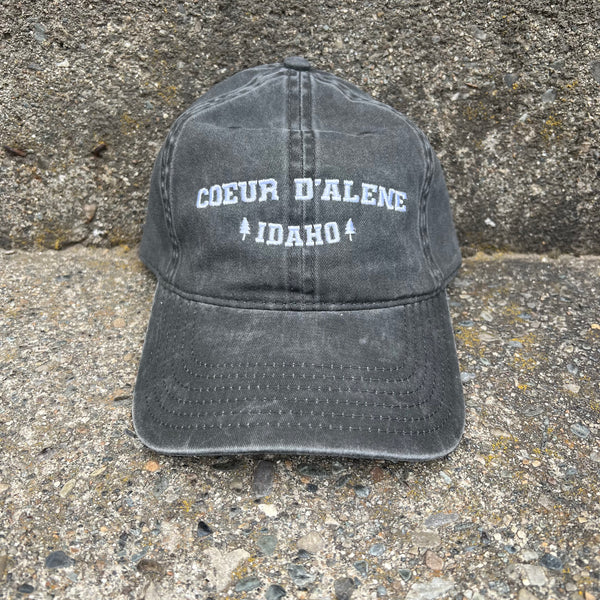 Coeur d' Alene Idaho Two Trees Dad Hat