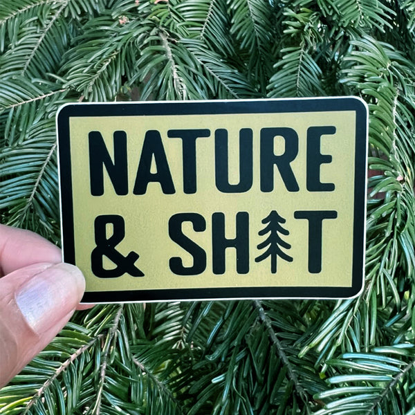 Nature & Shit Sticker--Wholesale