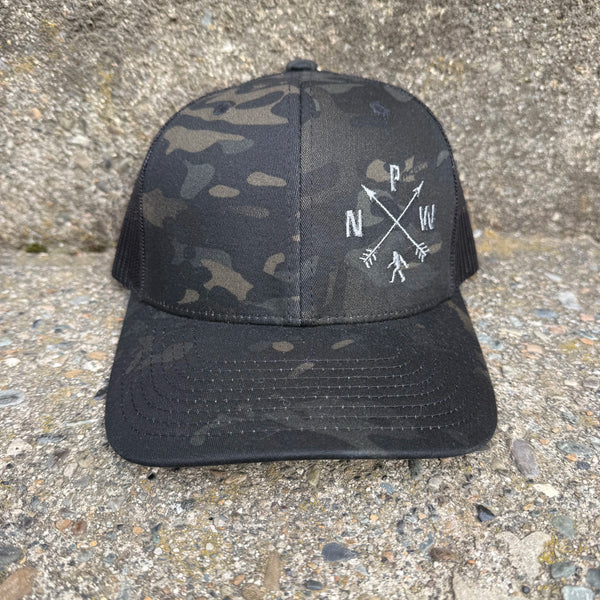 PNW Sasquatch Arrows Trucker