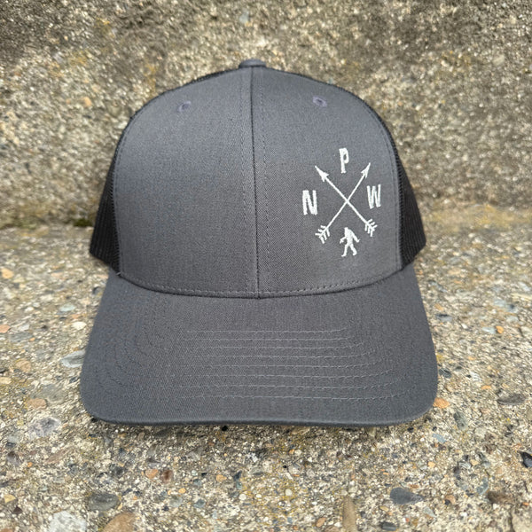 PNW Sasquatch Arrows Trucker