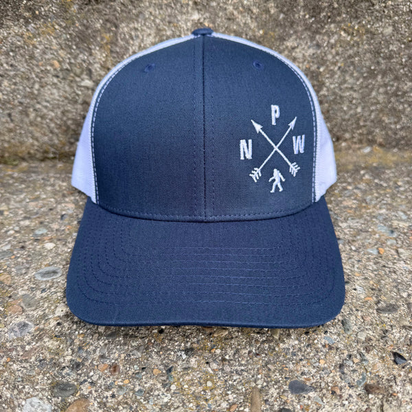 PNW Sasquatch Arrows Trucker