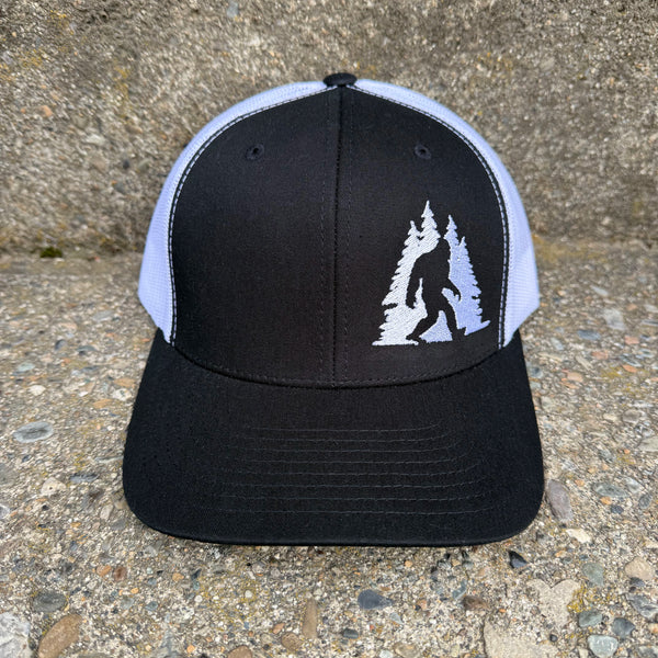 Sasquatch in Trees Trucker