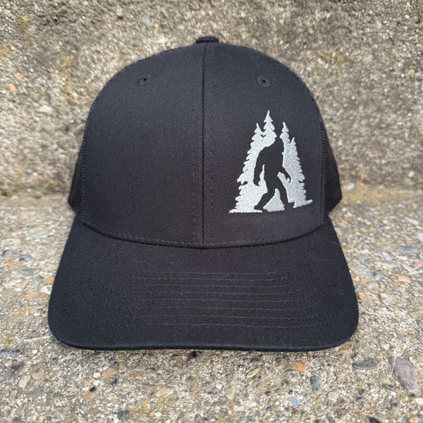 Sasquatch in Trees Trucker