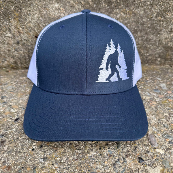 Sasquatch in Trees Trucker