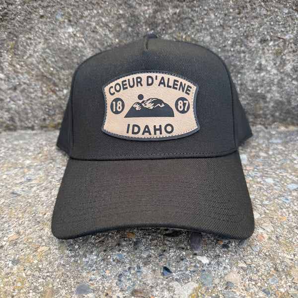 Coach CDA Hour Glass Patch Blk Trucker Hat