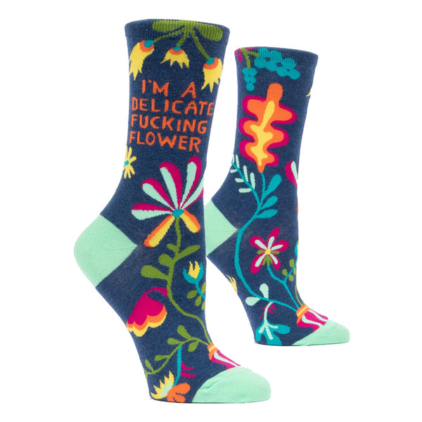 Delicate Fucking Flower Socks