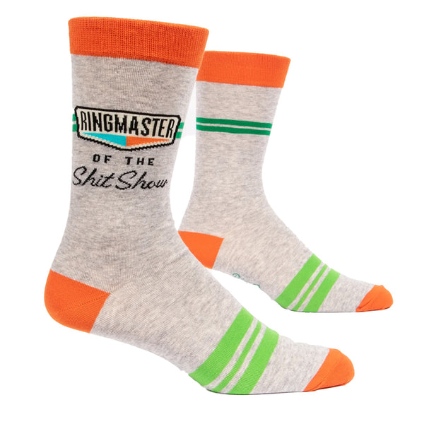 Mens Ringmaster Of The Shitshow Socks