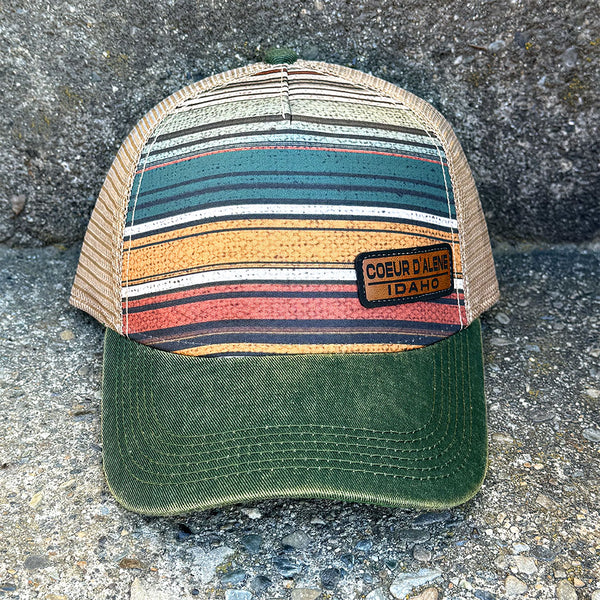 CDA Leather Patch Structured Trucker