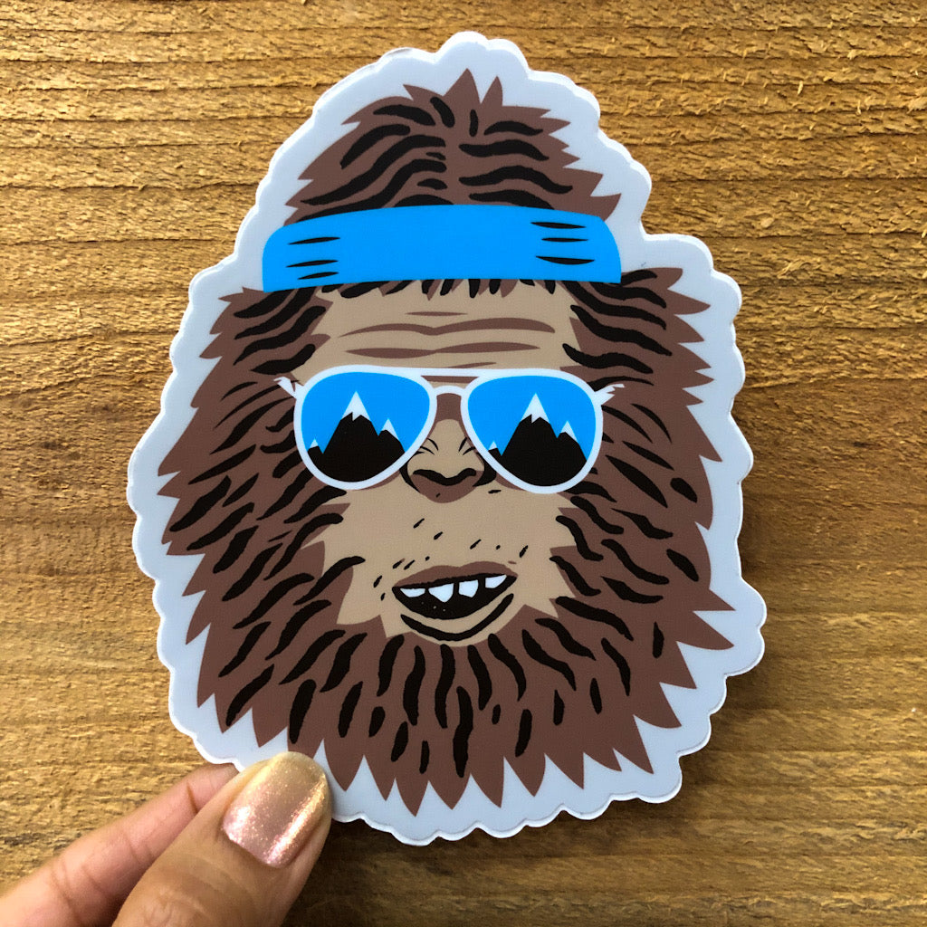 Squatchlet Sticker Squatch Mountain Sticker - Lucky Monkey