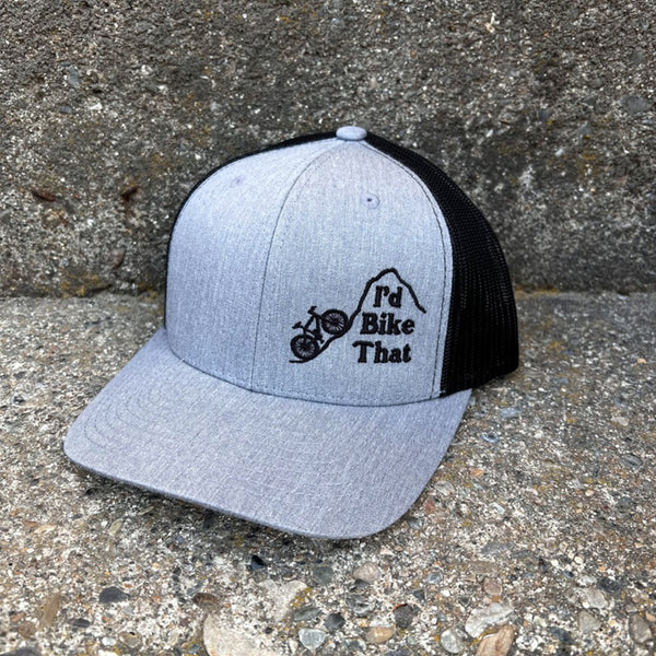 Bike That Trucker Hat (Grey/Black)--Wholesale