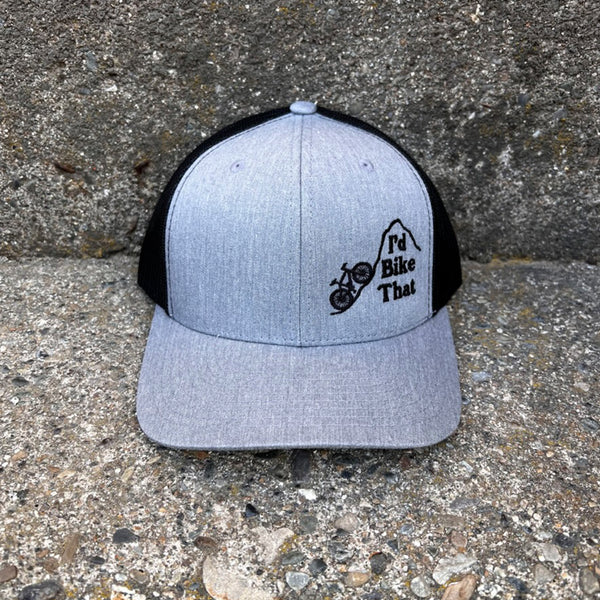 Bike That Trucker Hat (Grey/Black)--Wholesale