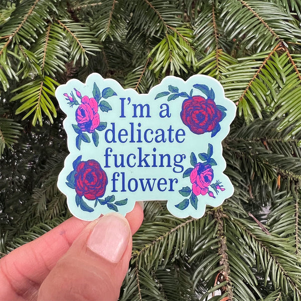 Delicate Flower Sticker