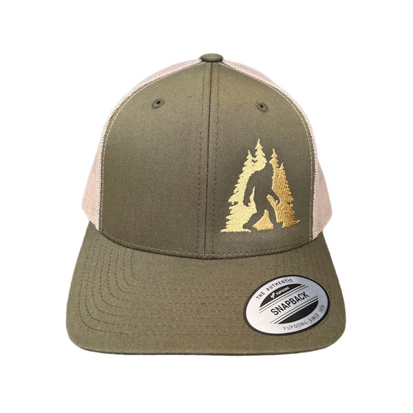 Sasquatch in Trees Trucker