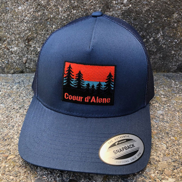 Coeur d' Alene Wander Trees Trucker