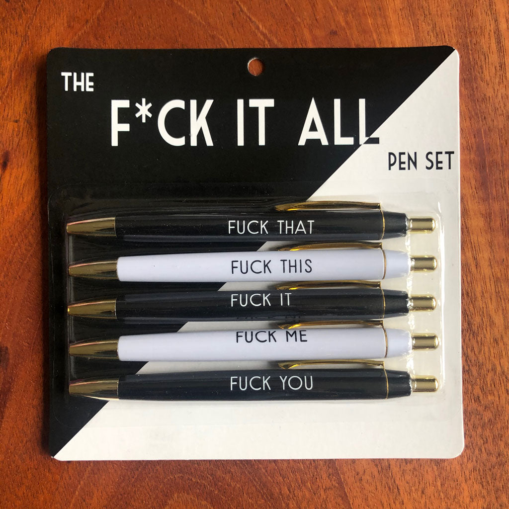 Fuck It All Pen Set