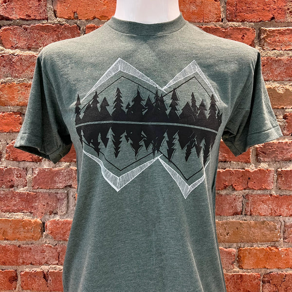 Unisex Pines Lake Reflection Tee